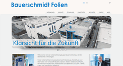 Desktop Screenshot of bauerschmidt-folien.de